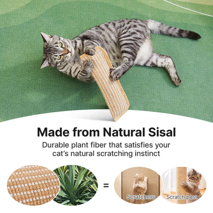 Potaroma Dual Pack Interactive Cat Sisal Kicker Toys - Soft Scratching Pillows for Dental Care and Boredom Relief