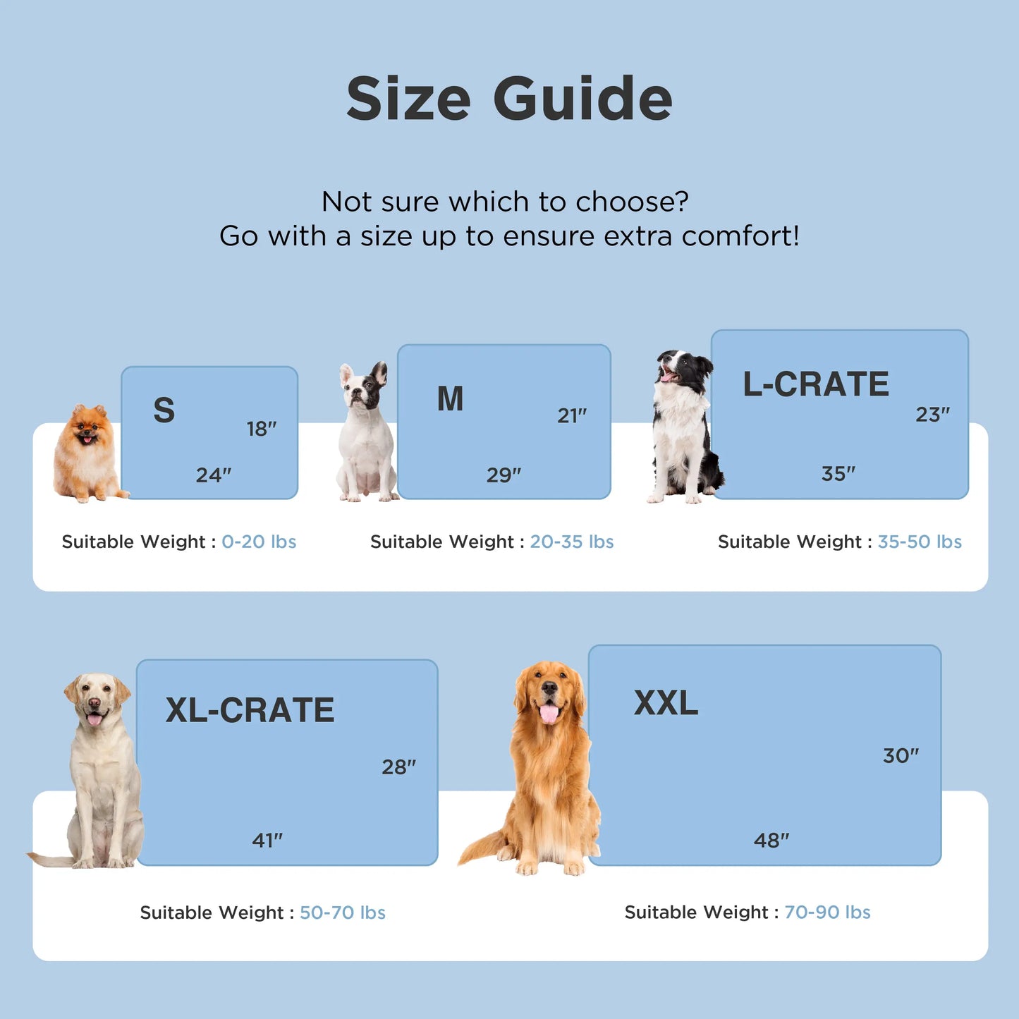 Bedsure Dog Cooling Mat - Q-MAX>0.4 Washable Non-Slip Summer Bed for Large Dogs, Gel-Free and Electric-Free