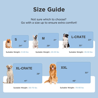 Bedsure Dog Cooling Mat - Q-MAX>0.4 Washable Non-Slip Summer Bed for Large Dogs, Gel-Free and Electric-Free