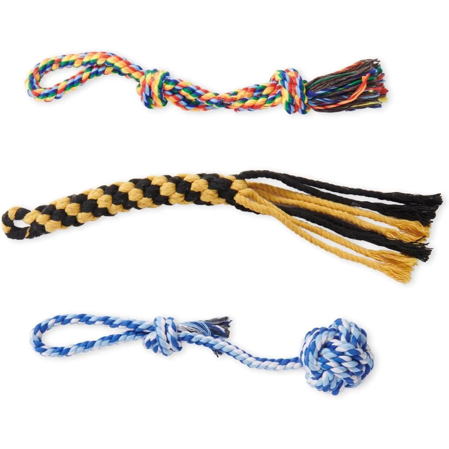 Spring Pole Rope Toys for Medium to Large Dogs - Interactive Tug of War Bungee Exercise Ropes for Indoor and Outdoor Use (Door Style)