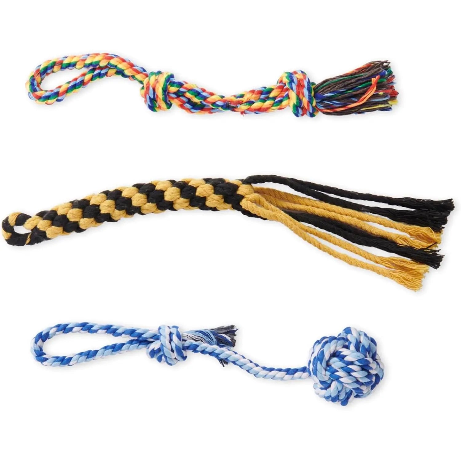 Spring Pole Rope Toys for Medium to Large Dogs - Interactive Tug of War Bungee Exercise Ropes for Indoor and Outdoor Use (Door Style)