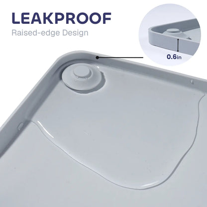 Leak-Proof Non-Slip Silicone Dog Pee Pad Holder for 24" x 24" Training Pads - Portable and Easy to Clean with Fixed Buttons